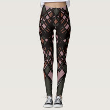 mehrfarbige geometrische Leggings von Joya Eve