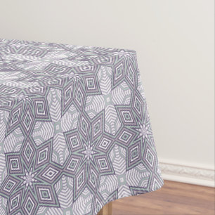 Mehrfarbige geometrische Retro-Muster Tischdecke