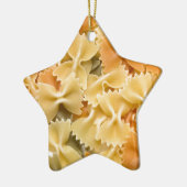 mehrfarbige getrocknete Teigwaren Keramik Ornament (Links)