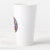 Mehrfarbige Glaskugeln Milchtasse (Vorderseite)