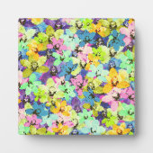 Mehrfarbige Glassorchids, Fotoplatte (Vorderseite)