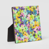 Mehrfarbige Glassorchids, Fotoplatte (Vorderseite)