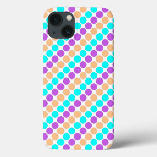 Mehrfarbige große Punkte Retro Sechziger Case-Mate iPhone Hülle