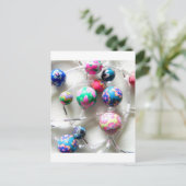 mehrfarbige Halskette Postkarte (Stehend Vorderseite)