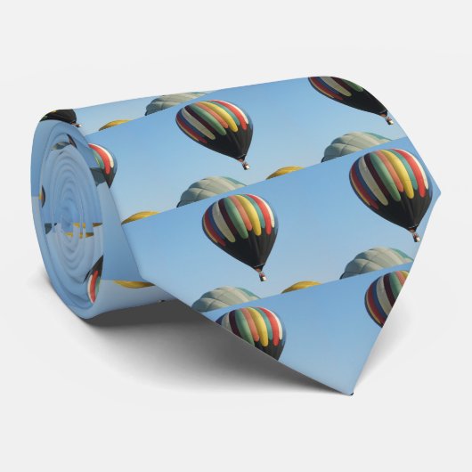 Mehrfarbige Heißluftballone Krawatte (Gerollt)