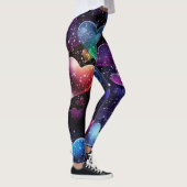mehrfarbige Herzen Leggings (Rechts)