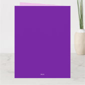 Mehrfarbige Herzen Valentine Karte (Rückseite)