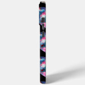 Mehrfarbige Herzenfarbe auf Holz Case-Mate iPhone Hülle (Rückseite / Links)