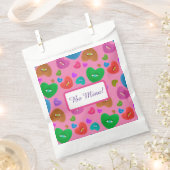 Mehrfarbige Herzklopfe mit Augapfelwangen-Liebe Geschenktütchen (Ausgeschnitten)