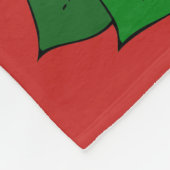 Mehrfarbige Hibiskus-Blume #6 Fleecedecke (Ecke)