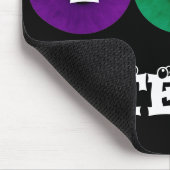 Mehrfarbige Iris-"Augen-Technologie-" Mousepad (Ecke)