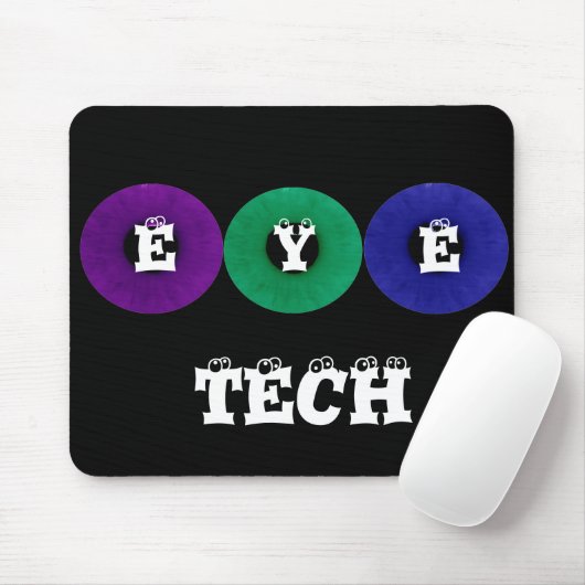 Mehrfarbige Iris-"Augen-Technologie-" Mousepad (Mit Mouse)