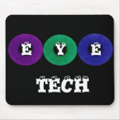 Mehrfarbige Iris-"Augen-Technologie-" Mousepad (Vorne)