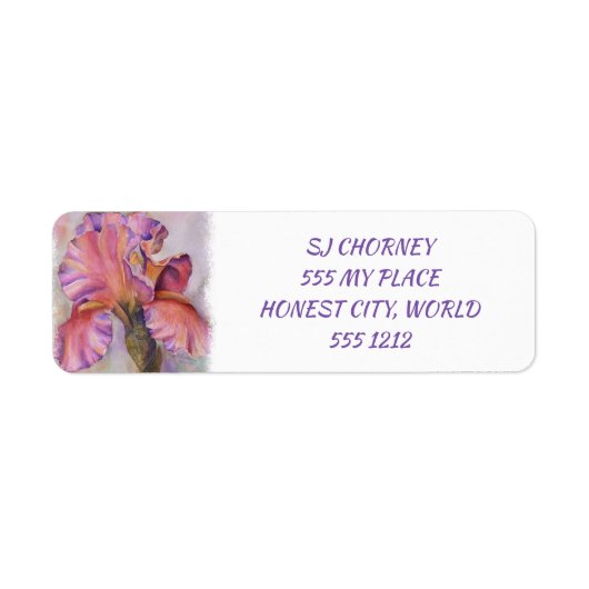 MEHRFARBIGE IRIS FLORAL (Vorne)