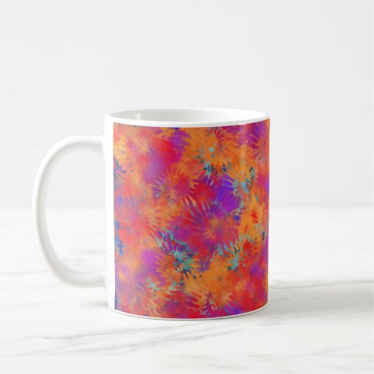 Mehrfarbige Kaffee-Tasse Kaffeetasse (Links)