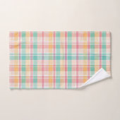 Mehrfarbige Karo-Gingham Badhandtuch Set (Handtuch)