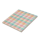Mehrfarbige Karo-Gingham Fliese (Seite)