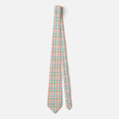 Mehrfarbige Karo-Gingham Krawatte (Vorderseite)