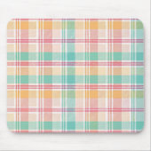 Mehrfarbige Karo-Gingham Mousepad (Vorne)