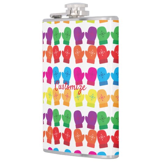 mehrfarbige Knitterfütter Thunder_Cove Flachmann (Links)