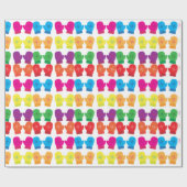 mehrfarbige Knitterfütter Thunder_Cove Geschenkpapier (Flach)