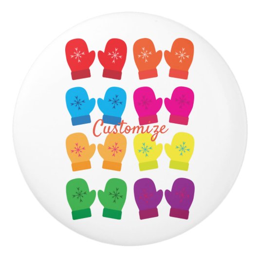 mehrfarbige Knitterfütter Thunder_Cove Keramikknauf (Vorderseite)