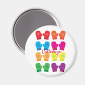 mehrfarbige Knitterfütter Thunder_Cove Magnet (Vorderseite/Rückseite)