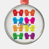 mehrfarbige Knitterfütter Thunder_Cove Ornament Aus Metall (Vorne)