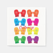 mehrfarbige Knitterfütter Thunder_Cove Serviette (Vorderseite)