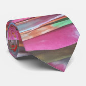 mehrfarbige Krawatte mit Krawatte (Gerollt)