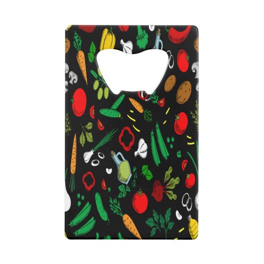 Mehrfarbige Kreditkartenfenster Geldbeutel Flaschenöffner (Vorderseite)