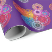 mehrfarbige Kreise Geschenkpapier (Rolleneckpunkt)