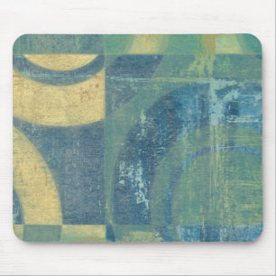 Mehrfarbige Kreise u. Platten Mousepad