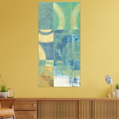 Mehrfarbige Kreise und Panels Leinwanddruck (Insitu (Wohnzimmer))