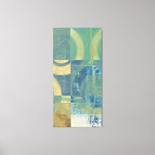 Mehrfarbige Kreise und Panels Leinwanddruck (Vorderseite)