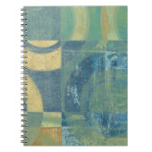 Mehrfarbige Kreise und Panels Notizblock (Vorderseite)