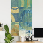 Mehrfarbige Kreise und Panels Poster (Heimbüro)