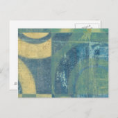 Mehrfarbige Kreise und Panels Postkarte (Vorne/Hinten)