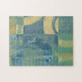 Mehrfarbige Kreise und Panels Puzzle (Horizontal)