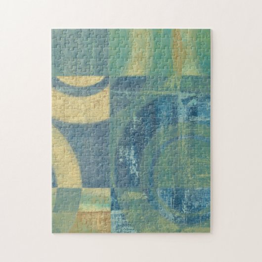 Mehrfarbige Kreise und Panels Puzzle (Vertikal)