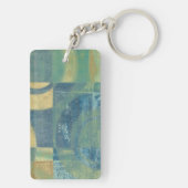 Mehrfarbige Kreise und Panels Schlüsselanhänger (Rückseite)