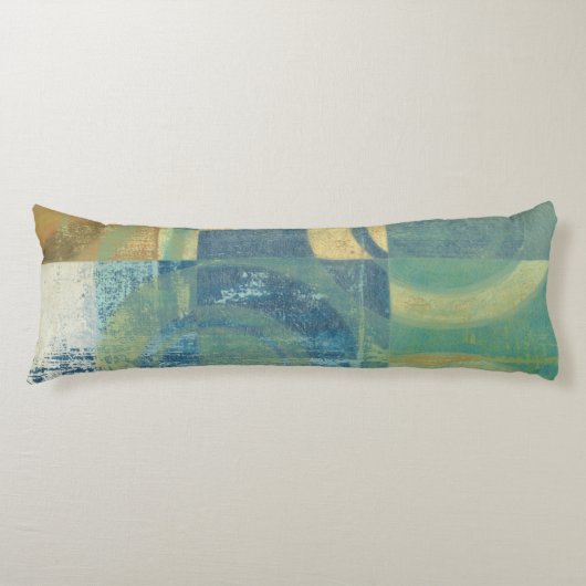 Mehrfarbige Kreise und Panels Seitenschläferkissen (Vorderseite)