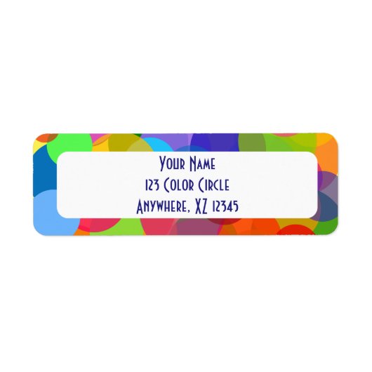 Mehrfarbige Kreise und Punkte (Vorne)