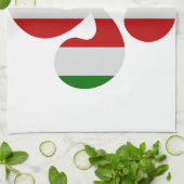 Mehrfarbige Kreuze baskisch Handtuch (Gefaltet)