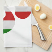 Mehrfarbige Kreuze baskisch Handtuch (Viertel Falte)