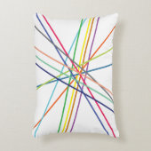 mehrfarbige Kreuzungen Dekokissen (Vorderseite(Vertikal))