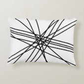 mehrfarbige Kreuzungen Dekokissen (Rückseite)