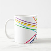 mehrfarbige Kreuzungen Kaffeetasse (Links)