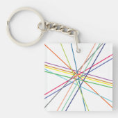 mehrfarbige Kreuzungen Schlüsselanhänger (Vorderseite)