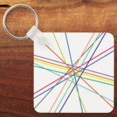 mehrfarbige Kreuzungen Schlüsselanhänger (Vorderseite)